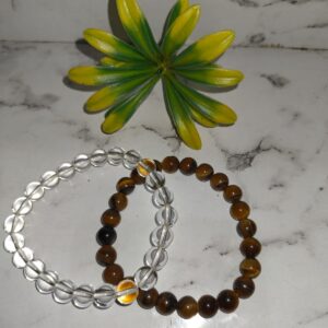 Sphatik & Tiger Eye Crystal